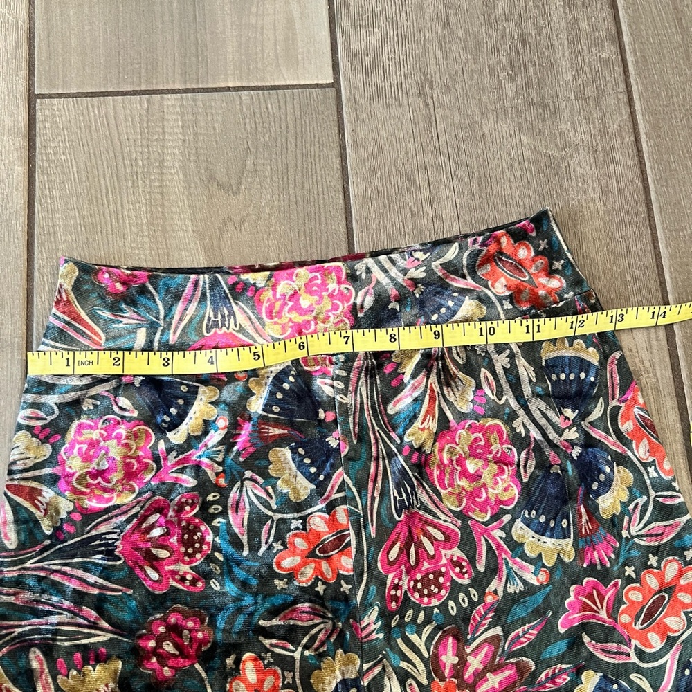 NATURAL LIFE Multicolor Floral Boot Cut Pants - Picture 6 of 11